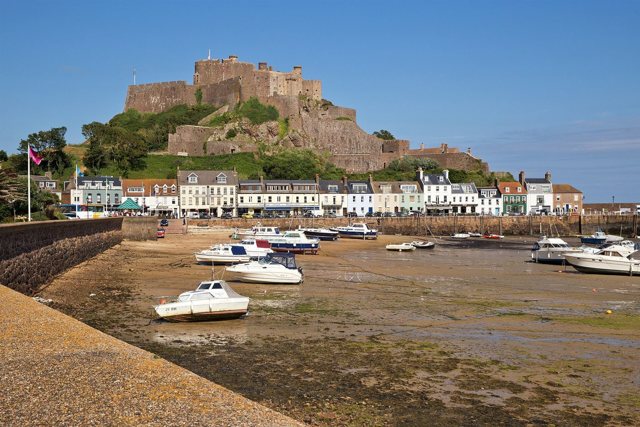 Gorey Harbour and village